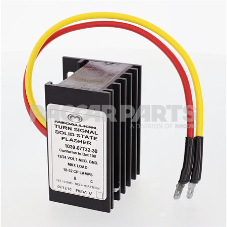 1039-07732-30 FLASHER 12/24V W1/4 SPADE TERMS
