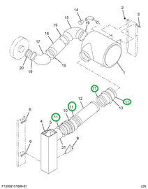 1132717C1 CLAMP ASSY HOSE