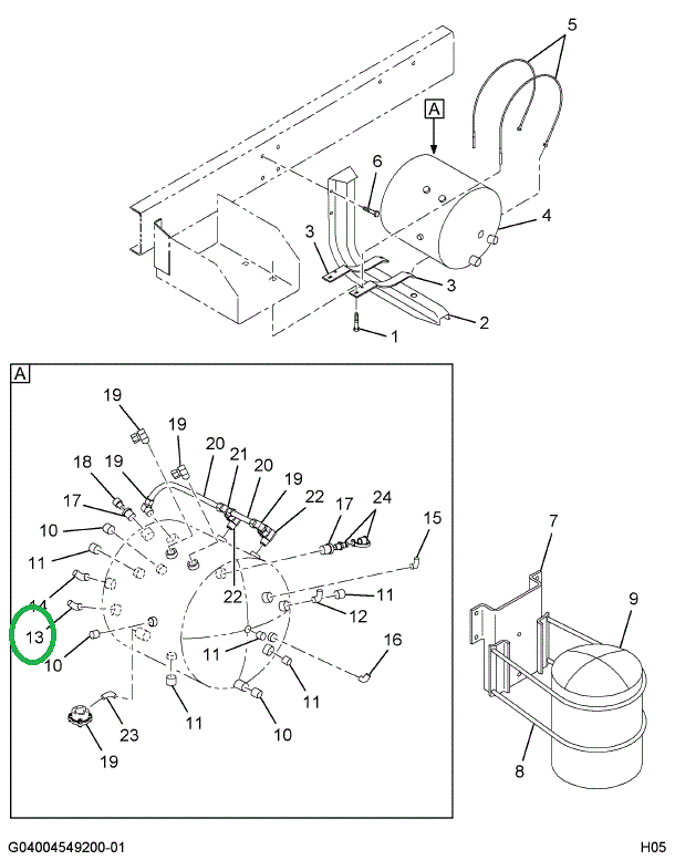 132767R1 ELBOW COMP TUBE 3&8X1&2P