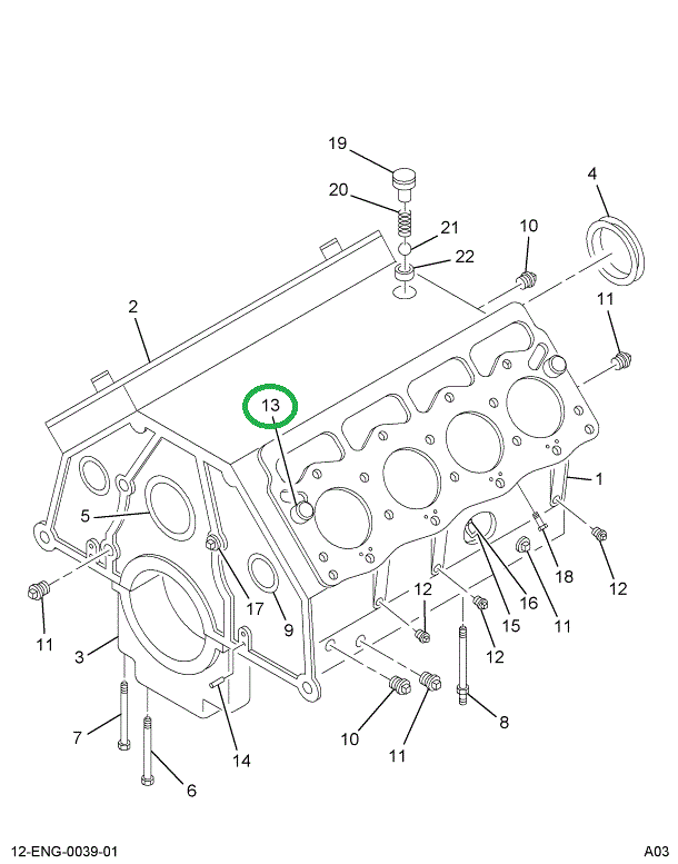 133452R1 PIN,BUSHING OIL LINE R ARM BRK