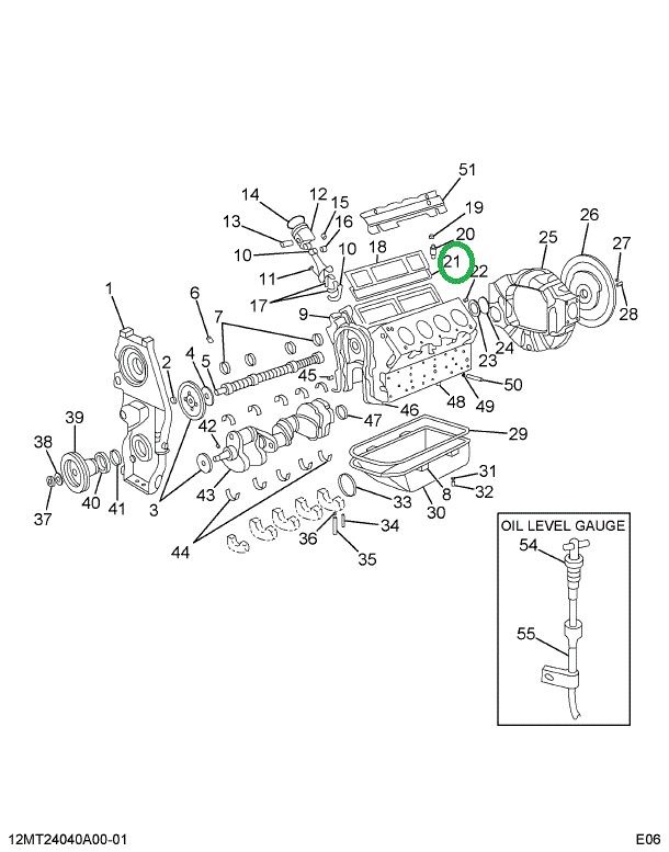133577R4 GASKET CRANKCASE COVER