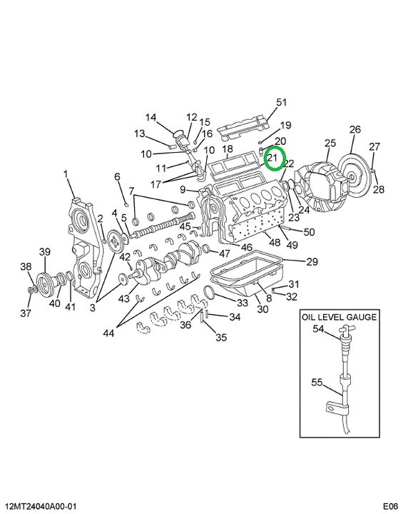 133577R4 GASKET CRANKCASE COVER