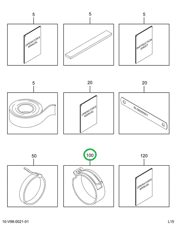 1385332R1 CLIP BATT BANDING CLAMP