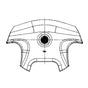 14-18893-000 CAP-CENTER,WHEEL,STEERING,W/ LOGO