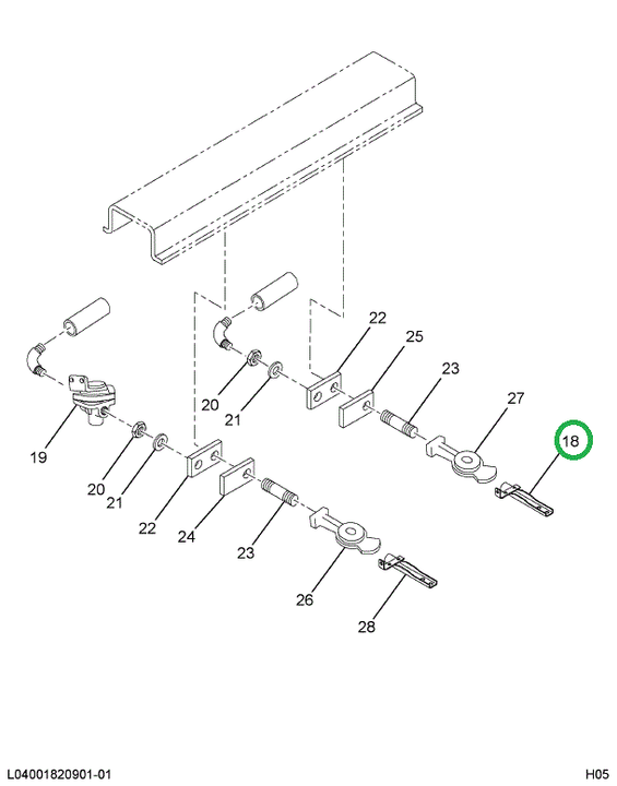 140895H COUPLING DUMMY W/CHAIN