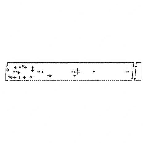 15-14165-351 RAIL, FRAME L.H. SMI K351