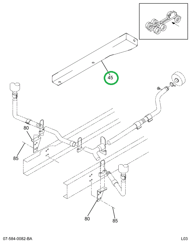 1514531C3 BRACKET EXH PIPE