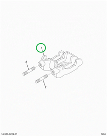 1514720C2 PLATE U BOLT RR SPG 3.4D &4.7