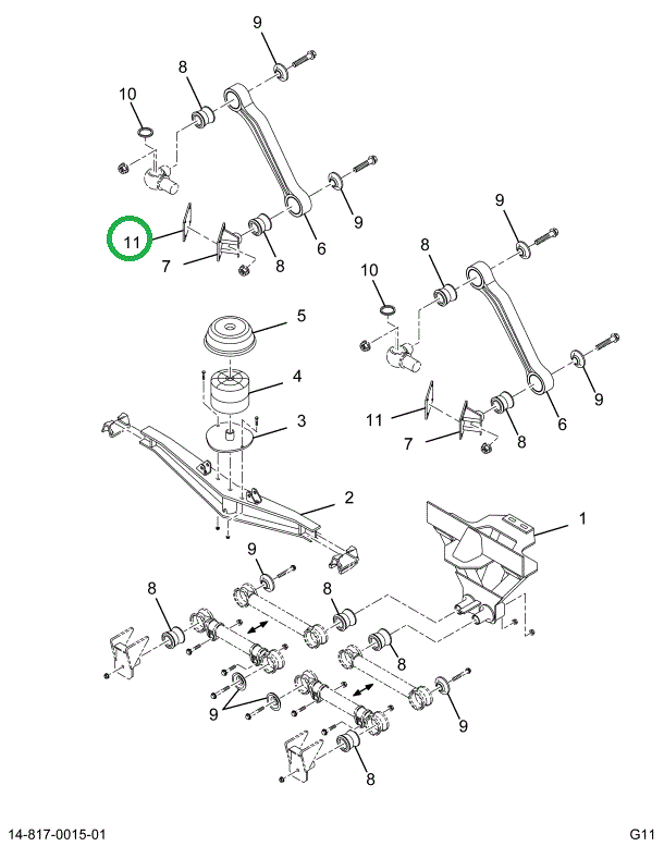 1515958C1 SPACER TORQUE ROD BRKT