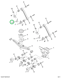 1515958C1 SPACER TORQUE ROD BRKT