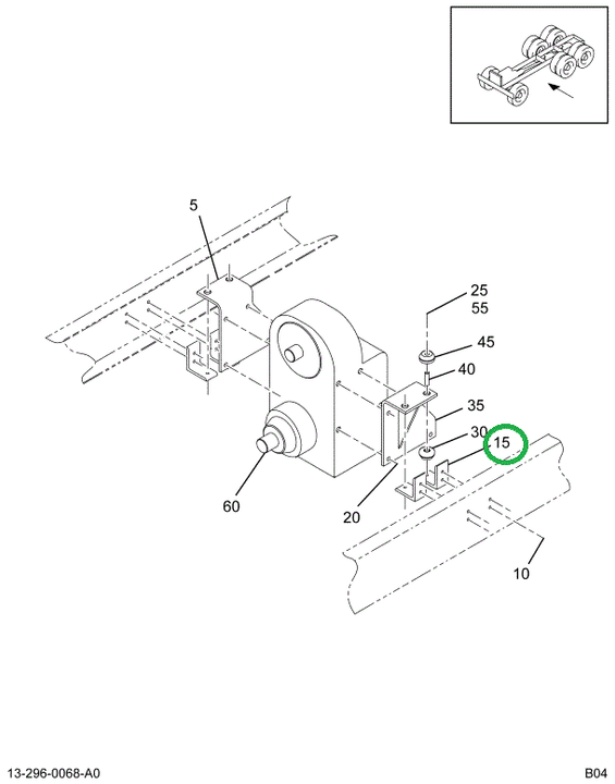 1516204C1 Bracket, Mounting Transfer Cas