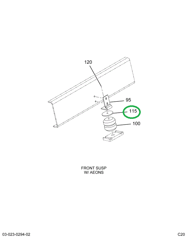 1516706C1 SPACER,SPRING BRKT  AEON