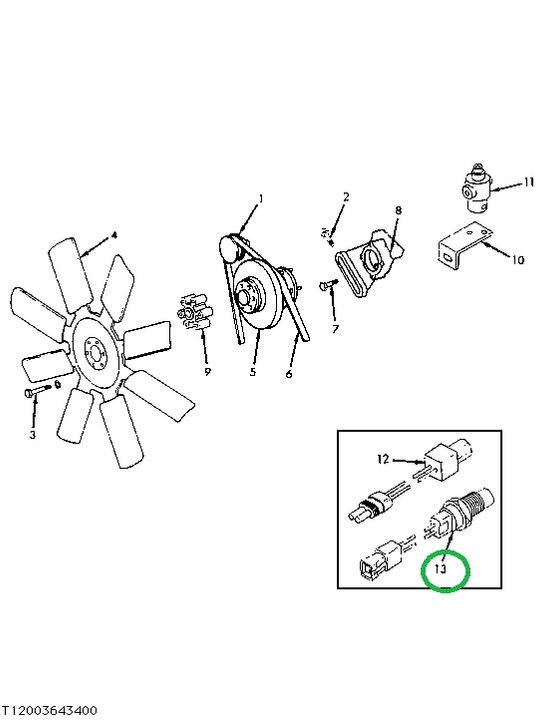 1516893C91 SWITCH,FAN CLUTCH