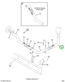 1517533C1 Pipe, Exhaust Assy