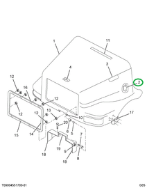 1517757C1 BRACKET HOOD SUPT LOCATOR RT