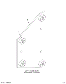 1518030C1 PLATE TAPPING RT HD HNG BRACE