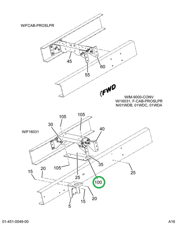 1518106C2 Plate Assembly, Cab Bracket Mo