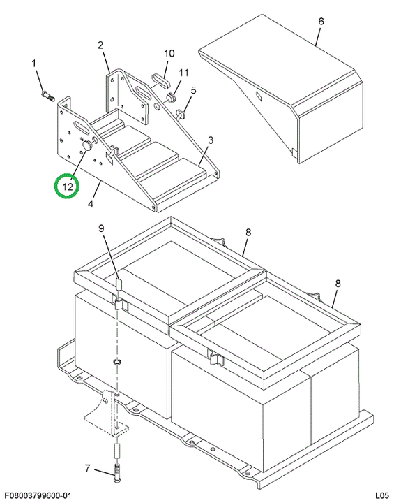 1518224C1 Plug, Button, Battery Box Hole