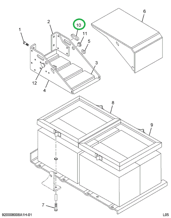 1518227C1 PLUG BUTTON (BATTERY BOX HOLE)