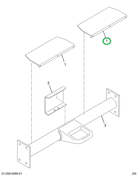 1518423C1 Bracket, Mounting Tail Light