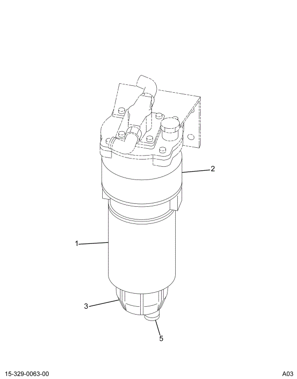 1518507C91 FILTER FUEL/WATER SEPARATOR