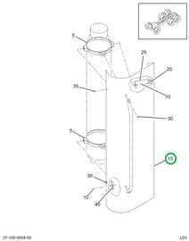 1518606C2 SHIELD EXH PIPE LT TEAR DROP