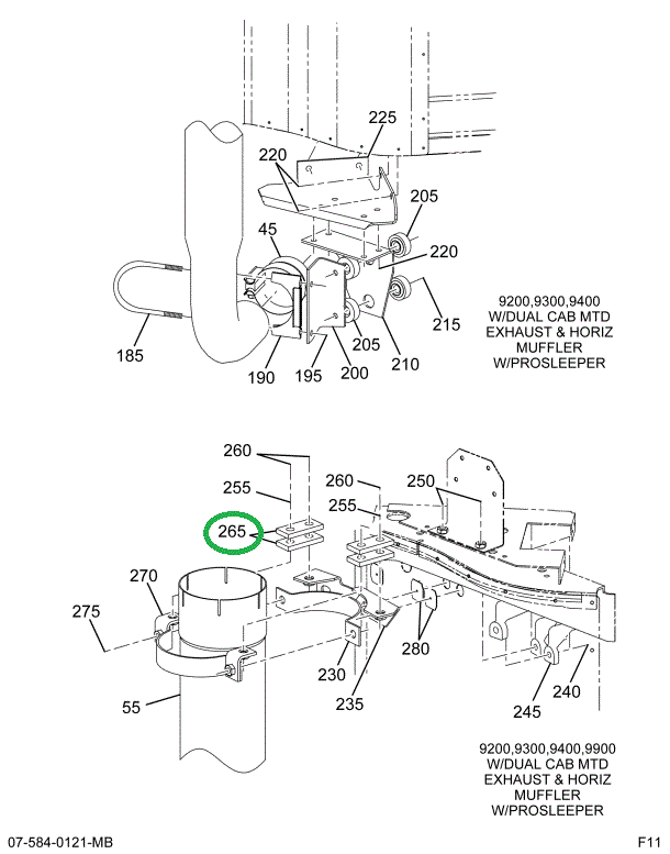 1518637C1 INSULATR,INSULATOR MUFFLER BRK