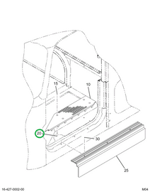 154119R91 NUT SPECIAL CAGE