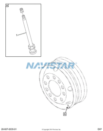 160634R93 VALVE TUBELESS TIRE W/CAP 4.38