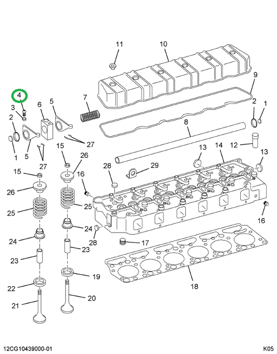 16067DA SCREW ROCKER ARM ADJ