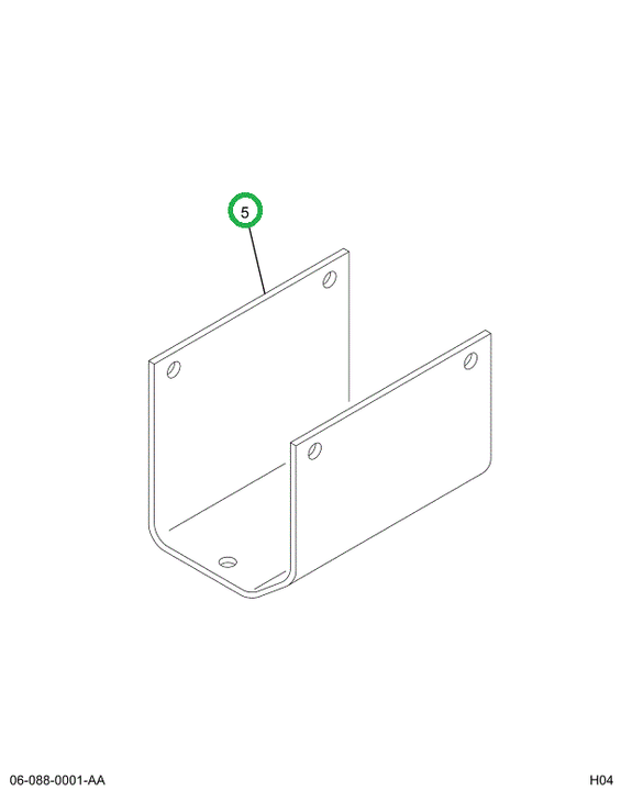 1609596C1 Bracket, Center Bearing Housin