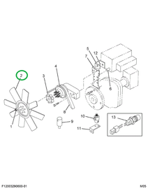 1611064C1 FAN ASSEMBLY PLASTIC