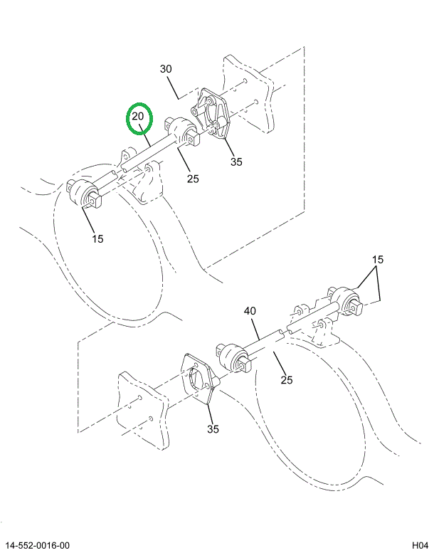 1612517C91 ROD TORQUE 23.6 IN LG