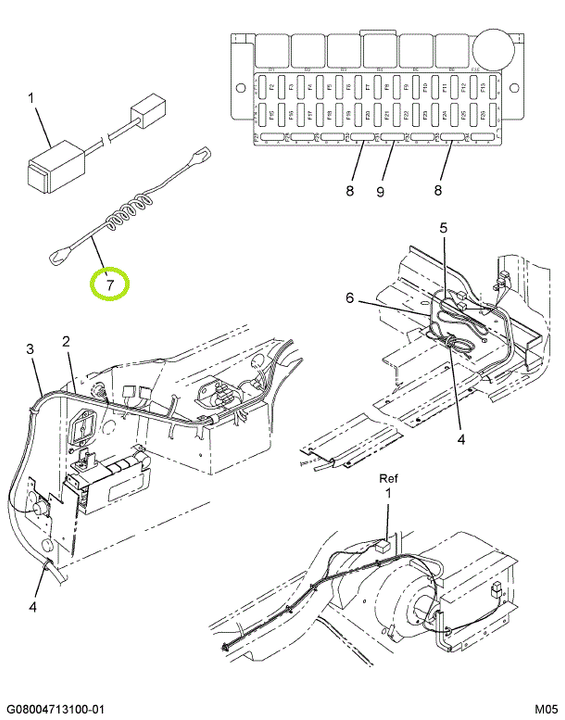 1618592C91 Harness, Electrical Display