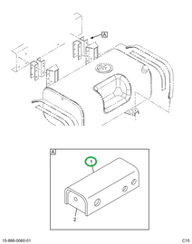 1621070C3 SPACER FUEL TANK MTG*FUEL TANK