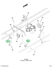 1621782C1 BRACKET AUX TRANS MTG GIVE IN