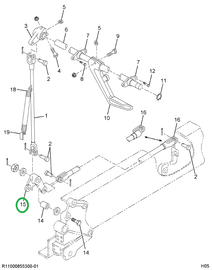 1622333C92 LEVER ASSY CLUTCH RELAY