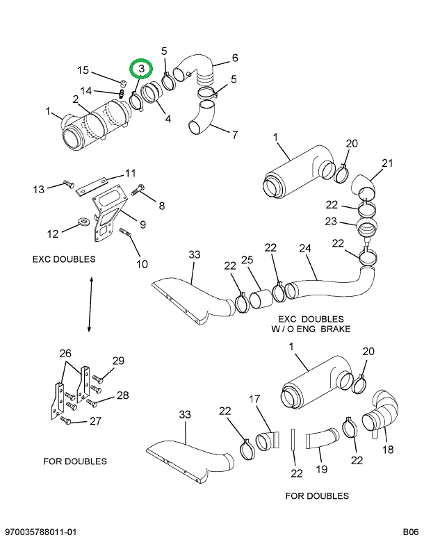 1622639C1 CLAMP AIR CLEANER TUBE OR PIPE