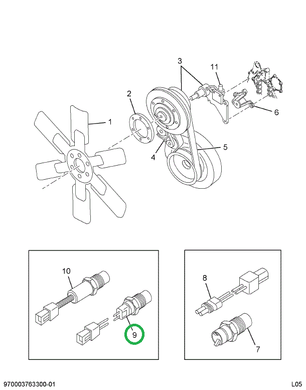 1622647C91 SWITCH FAN CLUTCH