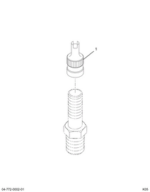 1622649C92 VALVE AIR TANK W/CAP