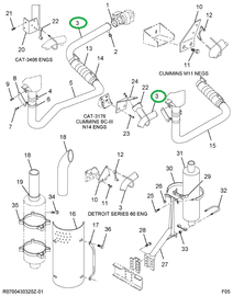 1647473C1 PIPE ASSY EXHAUST