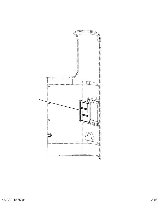 1649502C1 GRILLE ASSY RADIO SPEAKER