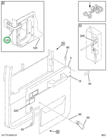 1649751C1 STRAP DOOR CHECK BLACK