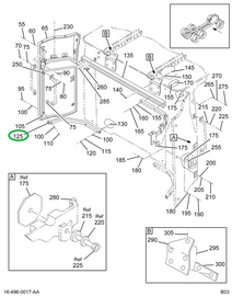 1652170C3 BRACE DEFLECTOR LOWER LH
