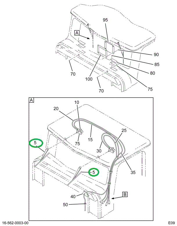 1653425C91 ARM ASSY W/S WPR (BLACK) 13.91