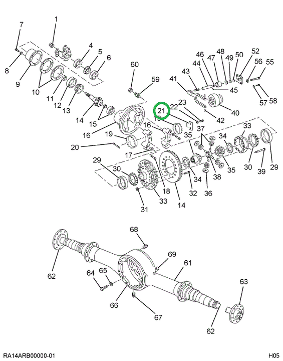 1653951C1 Lock, Adjusting Nut, Different