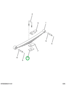 1654036C1 WEDGE  FRT AXLE