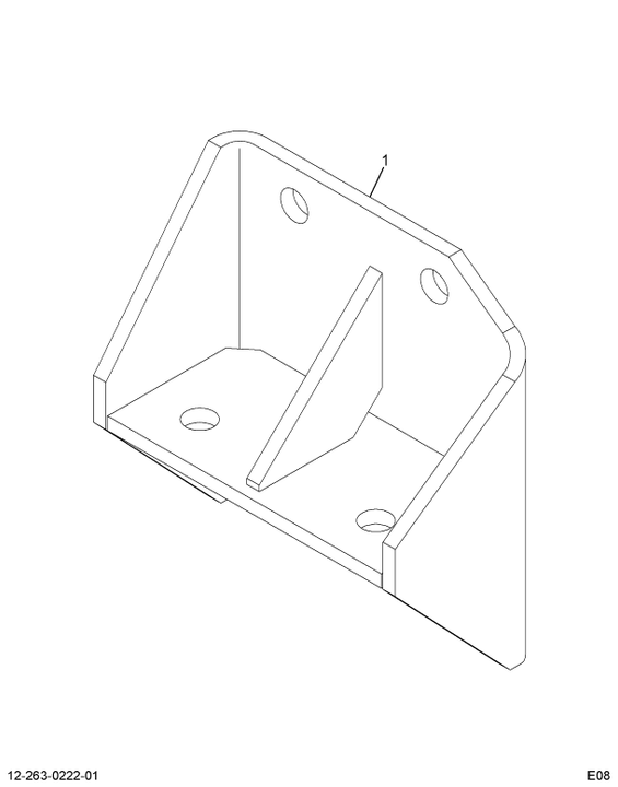 1654224C3 BRACKET ENG MTG REAR
