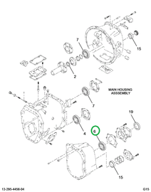 1654853C91 BEARING-BALL M/S REAR