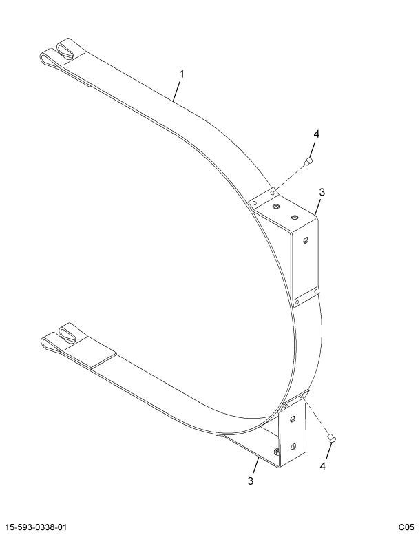 1655035C1 STRAP ASSY FUEL TANK BLACK